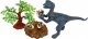 Figurka Kruzzel Dinozaur T-Rex + gniazdo 14