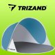 Trizand Namiot plażowy 145x100x70cm - turkusowo - szary 8