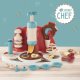 Smoby Chef Fabryka Ciasteczek SMOBY 2