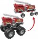 Mattel Hot Wheels Monster Trucks Mega - Pojazd do zbudowania 5-Alarm + łazik ATV Zestaw klocków HHD19 4