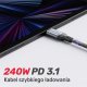 Kabel USB Unitek USB-C - USB-C 2 m Czarny (C14110GY-2M) 7