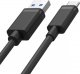 Kabel USB Unitek USB-A - USB-C 1 m Czarny (Y-C482BK) 2