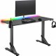 Biurko Mozos GDDESK-RGB Czarne 145 cmx67 cm 1