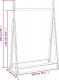 vidaXL vidaXL Wieszak na ubrania, 100x45x150 cm, lite drewno sosnowe 6
