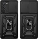 Hurtel Hybrid Armor Camshield etui do Samsung Galaxy S23 Ultra pancerny pokrowiec z osłoną na aparat czarne 8