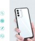 Hurtel Clear 3in1 etui do Samsung Galaxy S23 silikonowy pokrowiec z ramką czarne 6