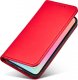 Hurtel Magnet Card Case etui Samsung Galaxy S23 Ultra pokrowiec z klapką portfel podstawka czerwone 12