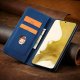 Hurtel Magnet Fancy Case etui Samsung Galaxy S23 Ultra pokrowiec z klapką portfel podstawka niebieskie 10