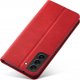 Hurtel Magnet Fancy Case etui Samsung Galaxy S23 Ultra pokrowiec z klapką portfel podstawka czerwone 3