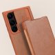 Nillkin Nillkin Qin Leather Pro Case etui Samsung Galaxy S23 Ultra pokrowiec z klapką osłona na aparat czarne 7