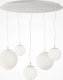 Lampa wisząca Maytoni Wisząca lampa kulista Basic Form MOD321PL-05W1 na linkach biała 3