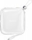 Powerbank Joyroom Joyroom powerbank 10000mAh Jelly Series 22.5W z wbudowanym kablem Lightning biały (JR-L003) 1