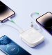 Powerbank Joyroom Joyroom powerbank 10000mAh Jelly Series 22.5W z wbudowanym kablem Lightning biały (JR-L003) 10
