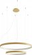 Lampa wisząca Thoro Wisząca lampa rings Rio TH.268 Thoro LED 80W 4000K do jadalni złota 1