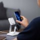 Ładowarka ESR Ładowarka Bezprzewodowa 3w1 do Apple iPhone + AirPods + Apple Watch ESR Halolock Cryoboost biała 4