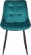 Beliani Zestaw 2 krzeseł do jadalni welurowy niebieski MELROSE 4