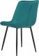 Beliani Zestaw 2 krzeseł do jadalni welurowy niebieski MELROSE 5