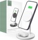 Ładowarka Tech-Protect Ładowarka bezprzewodowa Tech-protect QI15W-A21 2in1 Magnetic MagSafe Wireless Charger White 1