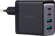 Ładowarka Joyroom Ładowarka sieciowa Joyroom TCG02 GaN 67W 4-port (2x USB, 2x USB C) czarna + kabel USB-C/USB-C 100W 1.2m 18