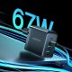 Ładowarka Joyroom Ładowarka sieciowa Joyroom TCG02 GaN 67W 4-port (2x USB, 2x USB C) czarna + kabel USB-C/USB-C 100W 1.2m 20