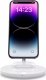 Ładowarka 4kom.pl Ładowarka bezprzewodowa 2w1 QI 15W 2in1 Magnetic MagSafe Wireless Charger do Apple iPhone AirPods Biała 3