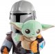 Mattel Pluszaki z funkcją Star Wars Klan dwóch Grogu i Mandalorianin 4
