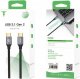 Kabel USB T-Phox USB-C - USB-C 1 m Czarny (TPRZ008319) 5