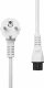 Kabel zasilający ProXtend ProXtend Power Cord Schuko Angled to C5 5M White 1