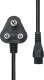 Kabel zasilający ProXtend ProXtend Power Cord South Africa Angled to C5 2M Black 1
