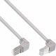 InLine InLine® Patch cable up/down angled, S/FTP (PiMf), Cat.6, 250MHz, PVC, copper, grey, 2.67m 1
