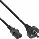 Kabel zasilający InLine InLine® Power cable, China plug to IEC, black, 0.5m 1