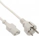 Kabel zasilający InLine InLine® Power cable, Type F straight to IEC connector, 5.0m, grey 1