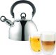 STALMAN Czajnik z gwizdkiem 2l stalowy+ Szklanki z podwójną ścianką 350 ml EzyStyle komplet 2 szt 1