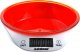 Waga kuchenna STALMAN Elektroniczna waga kuchenna z czerwoną miską 1