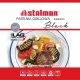 Patelnia STALMAN Patelnia grillowa 24 cm + patelnia tradycyjna 20 cm ForgedBlack z powłoką Ilag Non-Stick 4