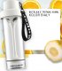 STALMAN Butelka z tritanu przezroczysta 400ml biała 2