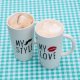 STALMAN Wysoki kubek ceramiczny My Love biały 620 ml 2