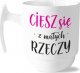 BGtech Kubek porcelanowy Joy 310 ml Ciesz się z małych rzeczy 1