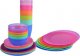 Sagad Talerze okrągłe 18 cm komplet 6 szt Weekend mix bez BPA 3