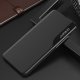 Hurtel Eco Leather View Case etui do Samsung Galaxy S23 Ultra z klapką podstawka czarne 12