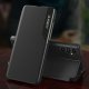 Hurtel Eco Leather View Case etui do Samsung Galaxy S23 Ultra z klapką podstawka czarne 4