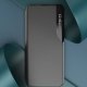 Hurtel Eco Leather View Case etui do Samsung Galaxy S23 Ultra z klapką podstawka czarne 6