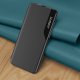 Hurtel Eco Leather View Case etui do Samsung Galaxy S23 Ultra z klapką podstawka czarne 7