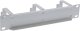InLine InLine® 10" Cable management panel, 3 brackets, RAL 7035 grey 3