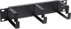 InLine InLine® 10" Cable management panel, 3 brackets, RAL9005, black 2