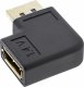Adapter AV InLine InLine® DisplayPort Adaptor, DisplayPort male/female left angled 1