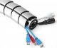 Organizer InLine InLine® Cable duct flexible, vertical for tables, 2 chambers, 0.80m, silver 1