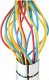 Organizer InLine InLine® Cable duct flexible, vertical for tables, 2 chambers, 0.80m, silver 3