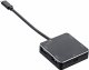 HUB USB InLine InLine® USB 3.1 Hub, USB Type C to 4 Port Type A with PD up to 60W, aluminium housing, black, without power supply unit 1