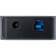 HUB USB InLine InLine® USB 3.2 Gen.1 hub, 7-port, with switch, aluminium, grey, with power supply unit 3